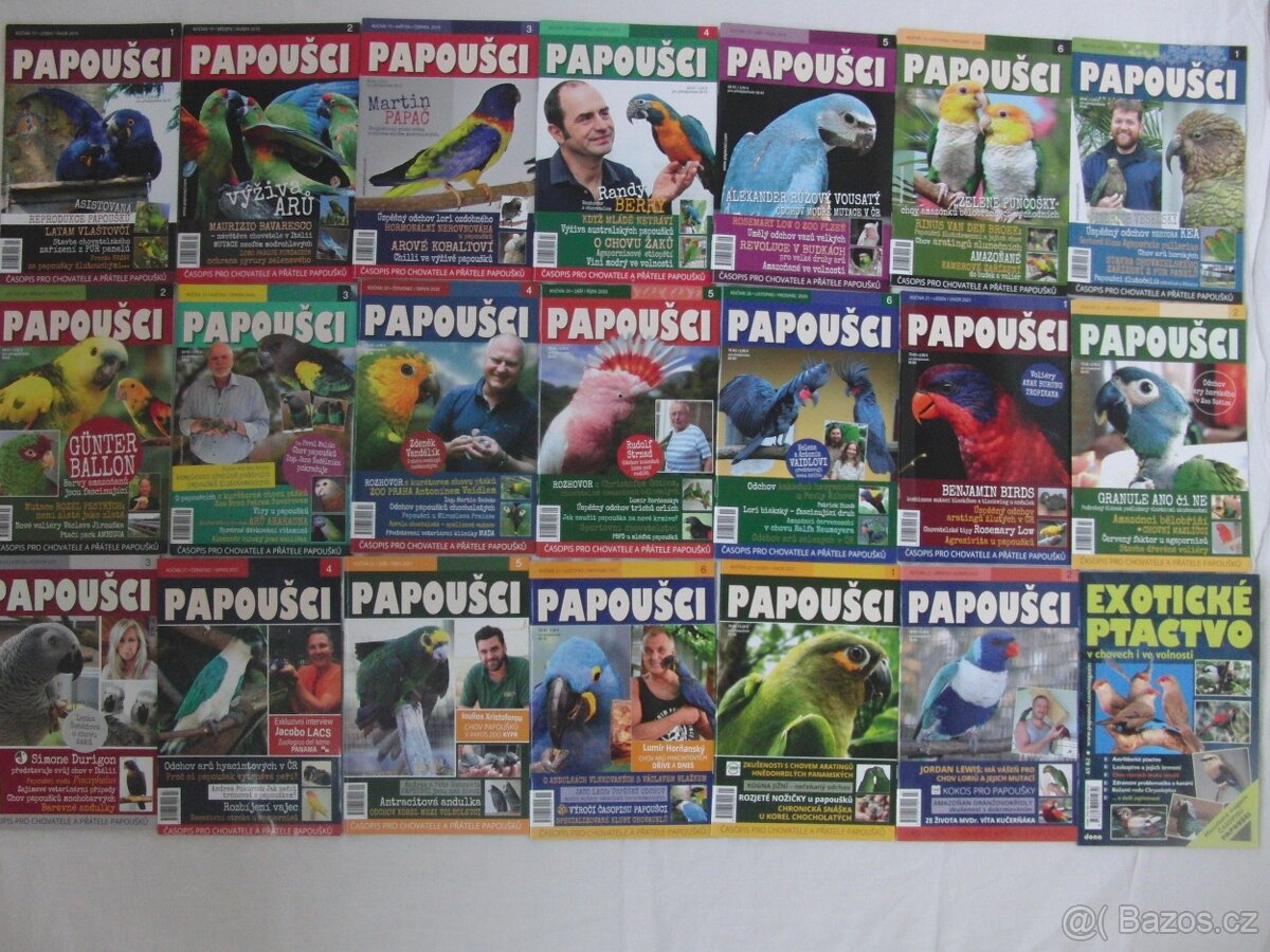 Papoušci 2001 - 2021 - komplet + bonus Speciál. - 10