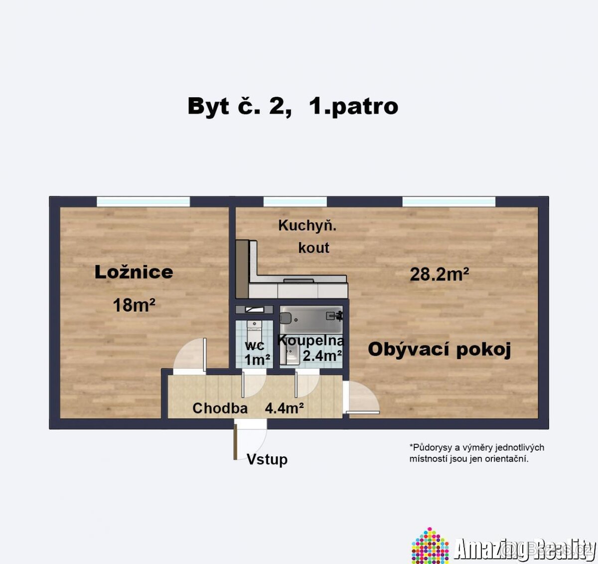 Prodej zděného bytu s plechovou garáží, v obci Mileč - 10