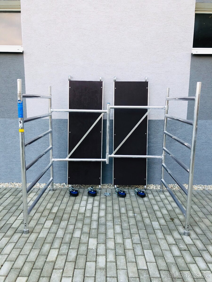 Pojízdné hliníkové lešení. AL 135 - ZESÍLENÉ - 10