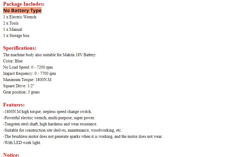 Rázový utahovák 800Nm pro Makitu 18V - skladem - 10