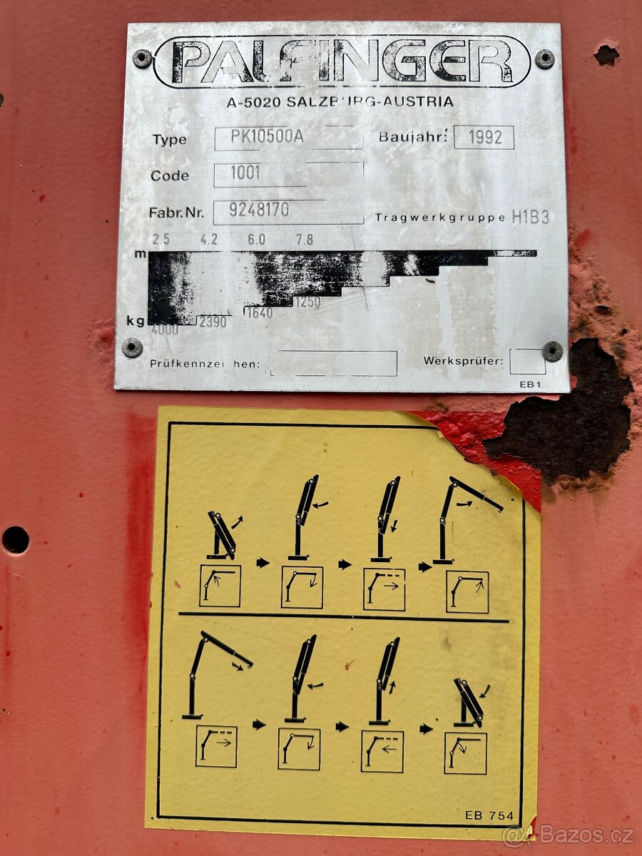 MAN TGA 26.412. Valnik s HR PALFINGER 6X2 - 10