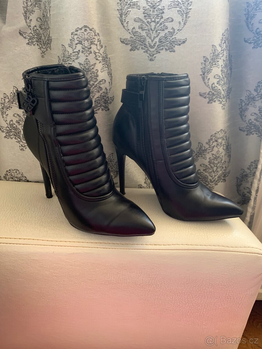 Nádherné kožené kozačky zn.B. Cavalli/top stav/nové - 10