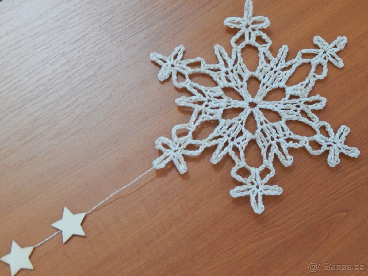 Háčkované vánoční ozdoby - 10