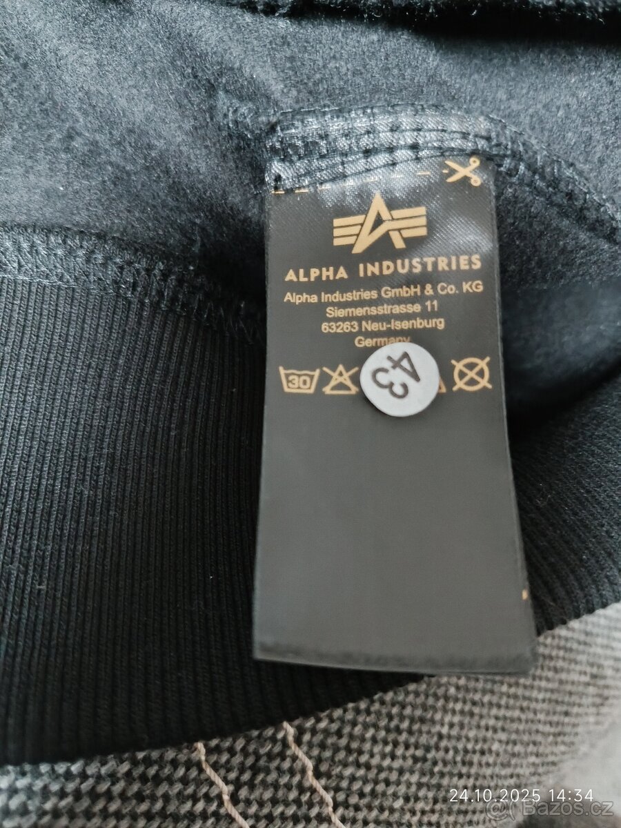 Mikina Alpha Industries.vel M - 10