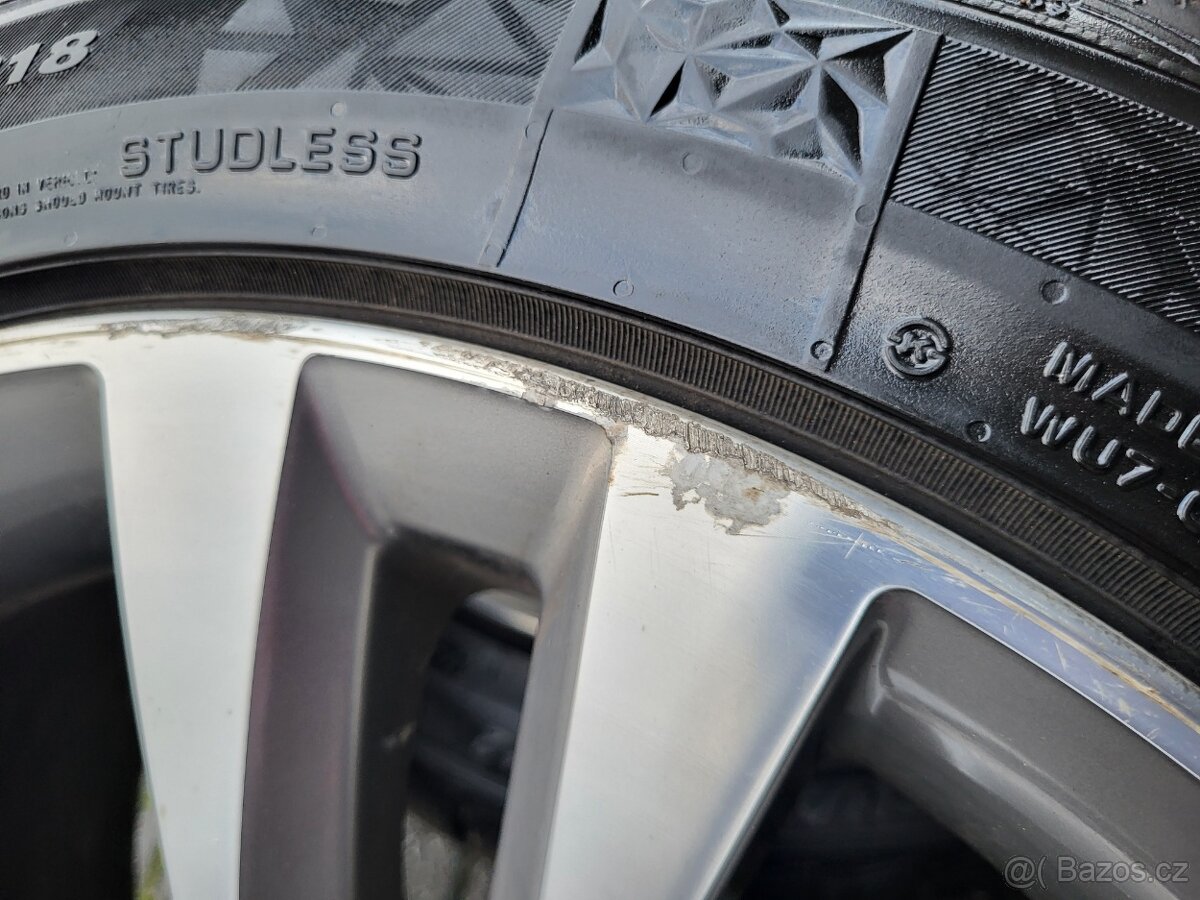 Zimní originální alu kola BMW R18, zimní pneu 225/45/R18 - 10