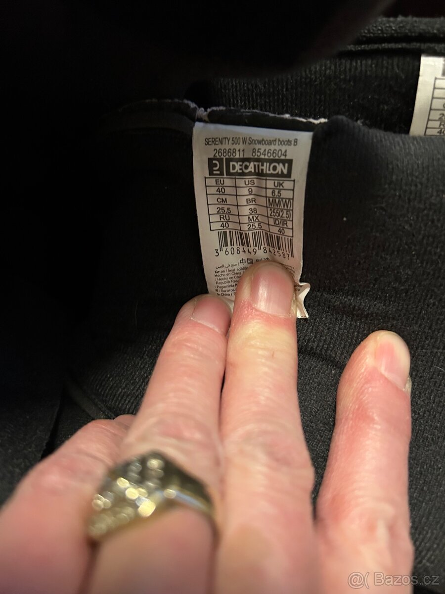 Snowboardové boty Wedze Serenity vel.40 - 10