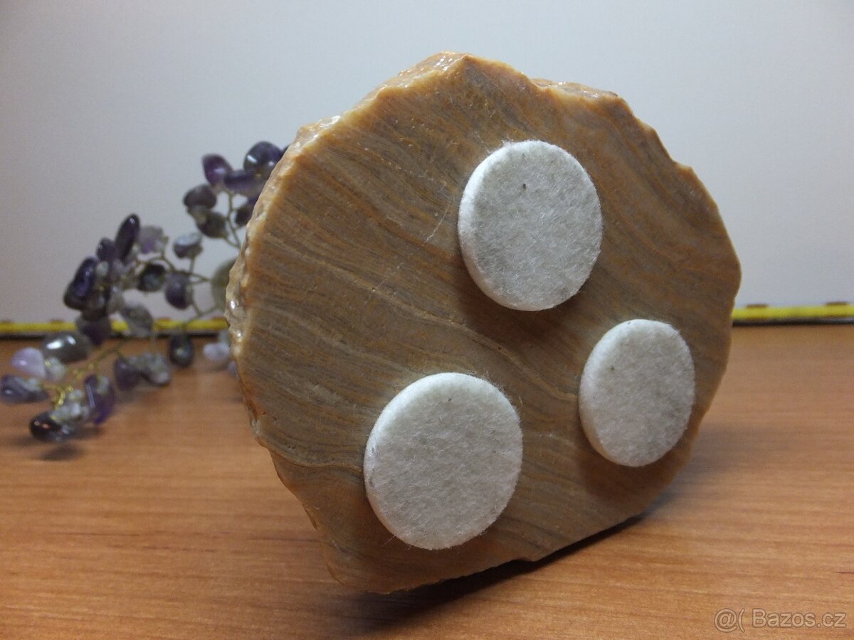 Krásný stromeček štěstí Ametyst a s figurkou slona. - 10