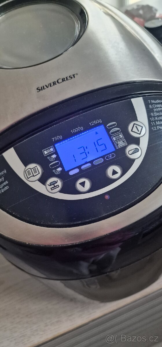 Domácí pekárna silvercrest Bread maker SSB 850 C 12 programů - 10
