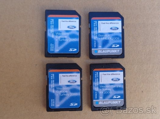 Predám Navigation karty SD+CD - 10