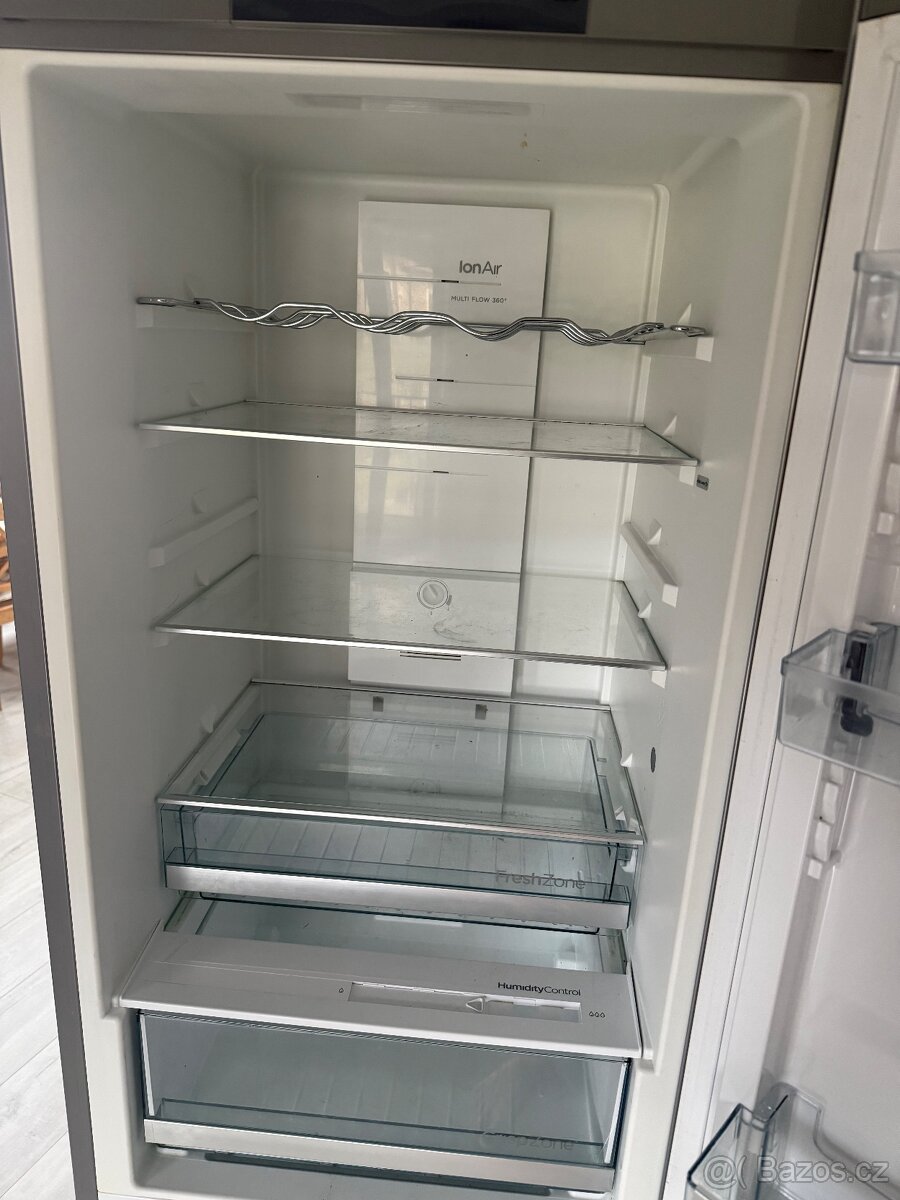 Lednice s mrazákem Gorenje nerez šedá - 10