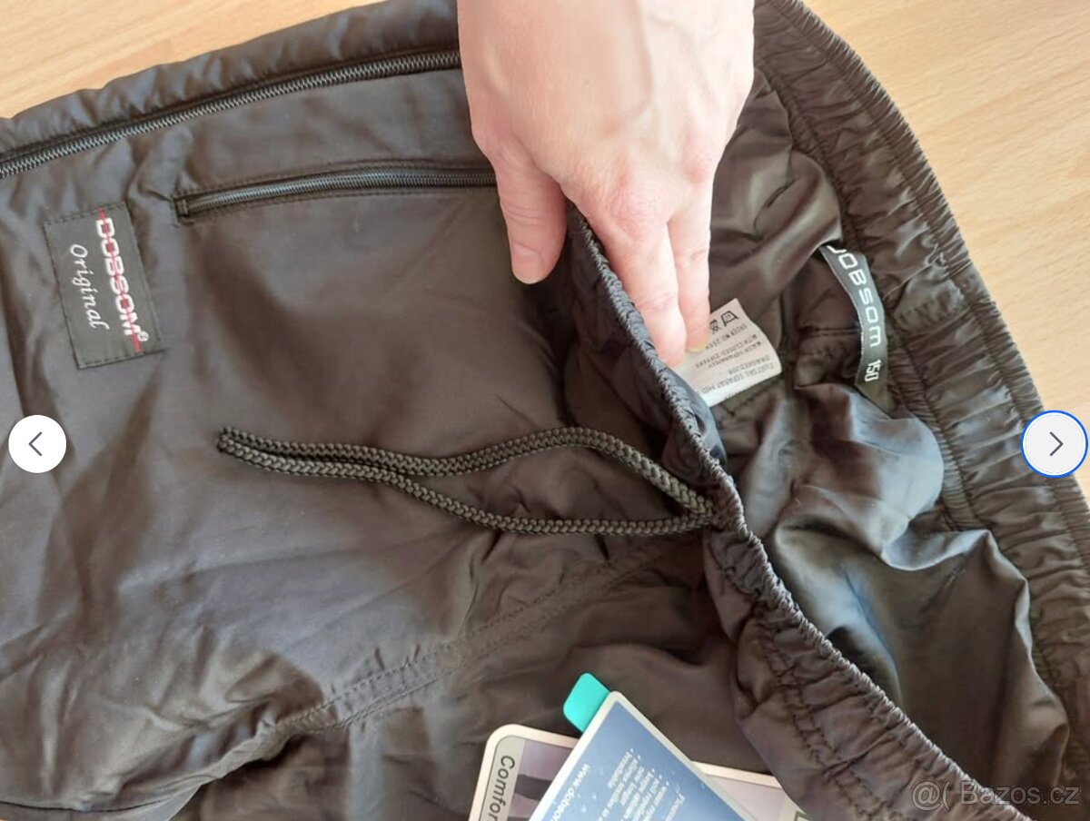 Nové zimní kalhoty, oteplovačky, vel. 150, celorozepínací - 10