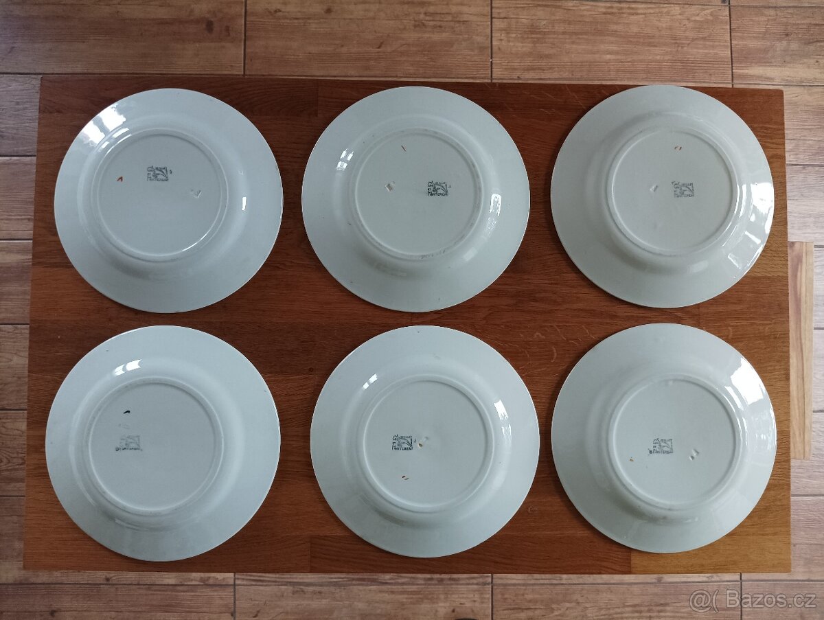 SOUPRAVA ART DECO TALÍŘŮ CREIL ET MONTEREAU FRANCIE - 10