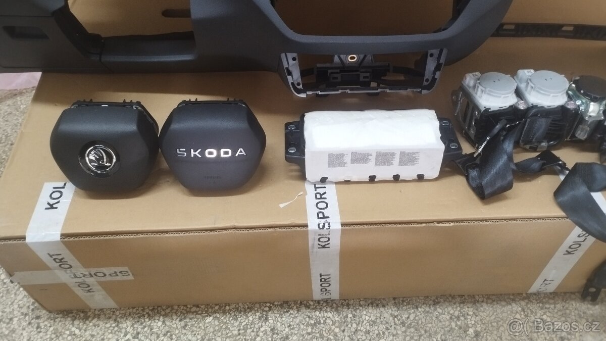 Airbagová sada Škoda fabia 4 s originální deskou - 10