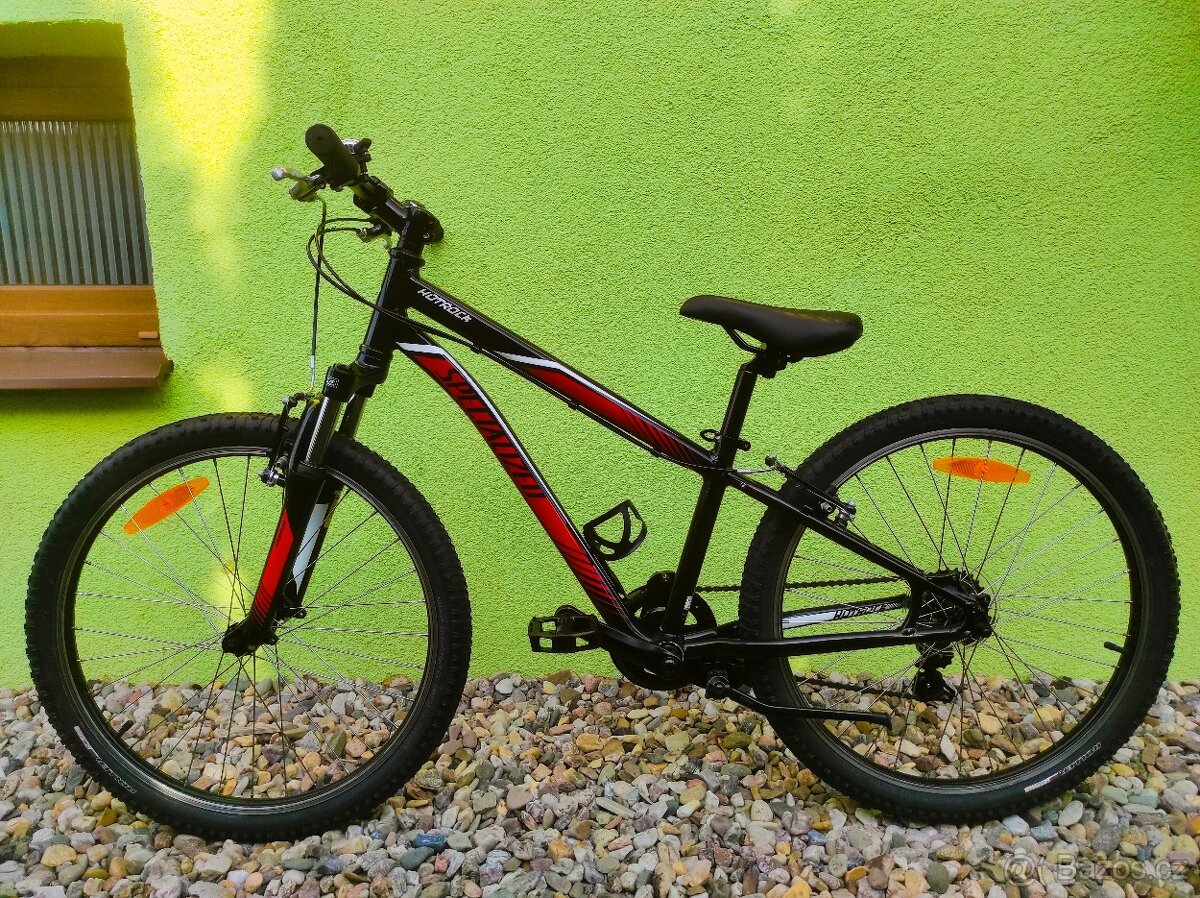 Značkové dětské kolo Specialized 24"(černá/červená) - 10