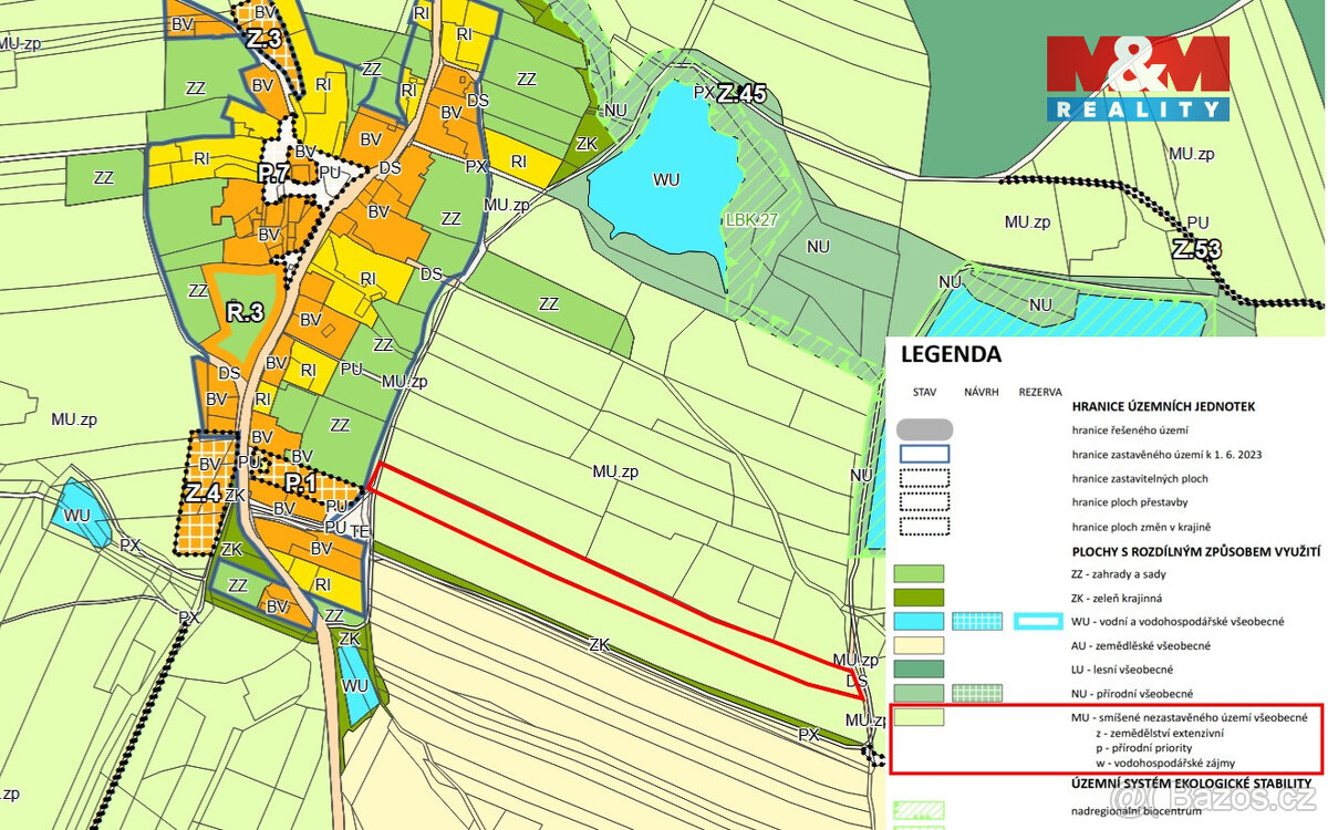 Prodej pole, 11369 m², Zbýšov - 10