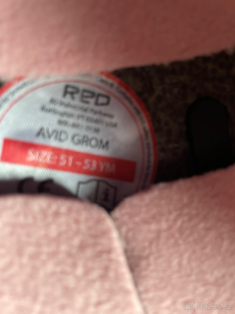 Dívčí lyžařská helma RED - 10