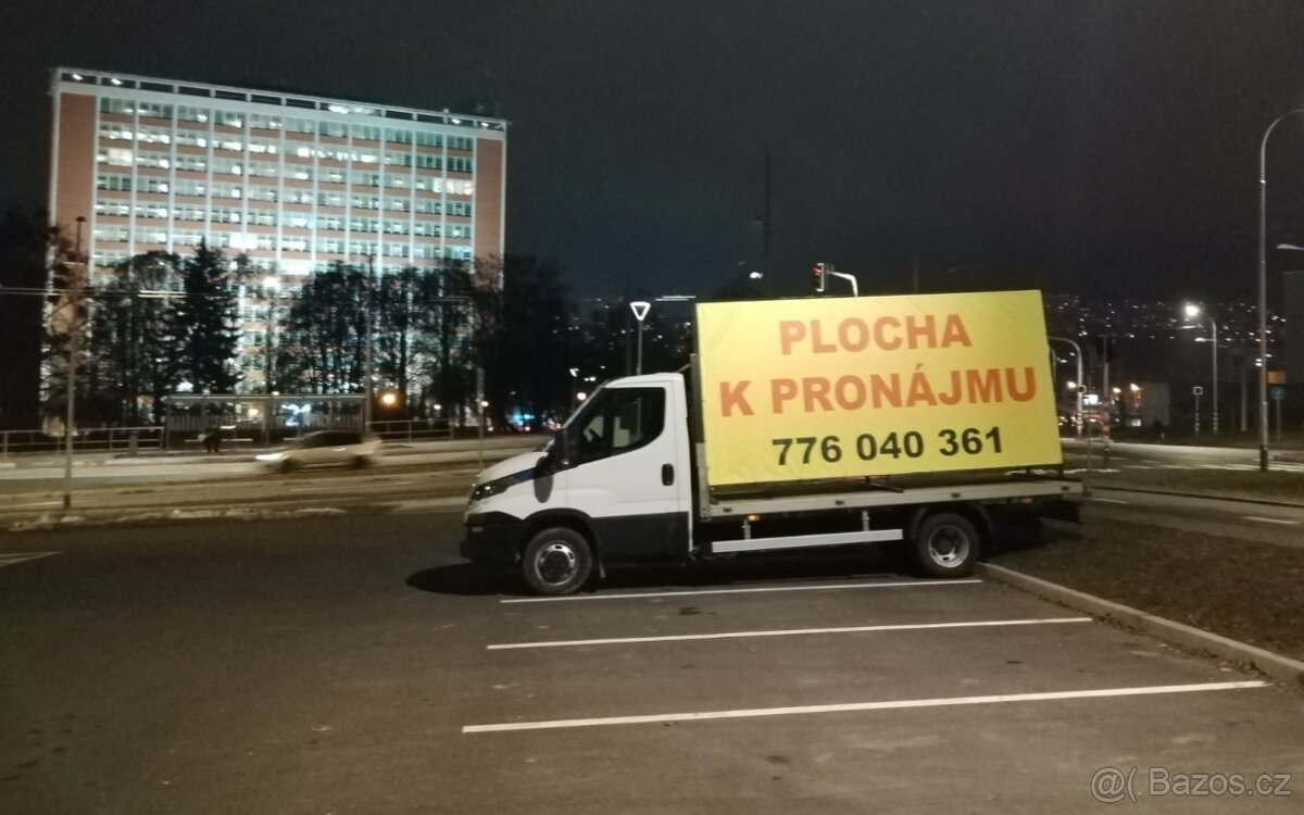 Mobilní billboard Zlín, reklamní plocha k pronájmu - 10
