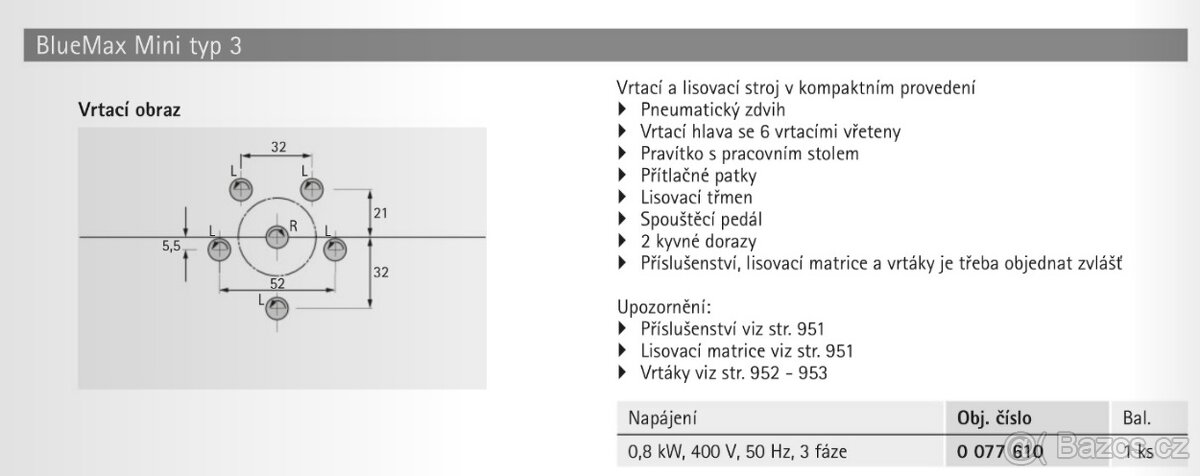 Vrtaci poloautomat Hettich - 10