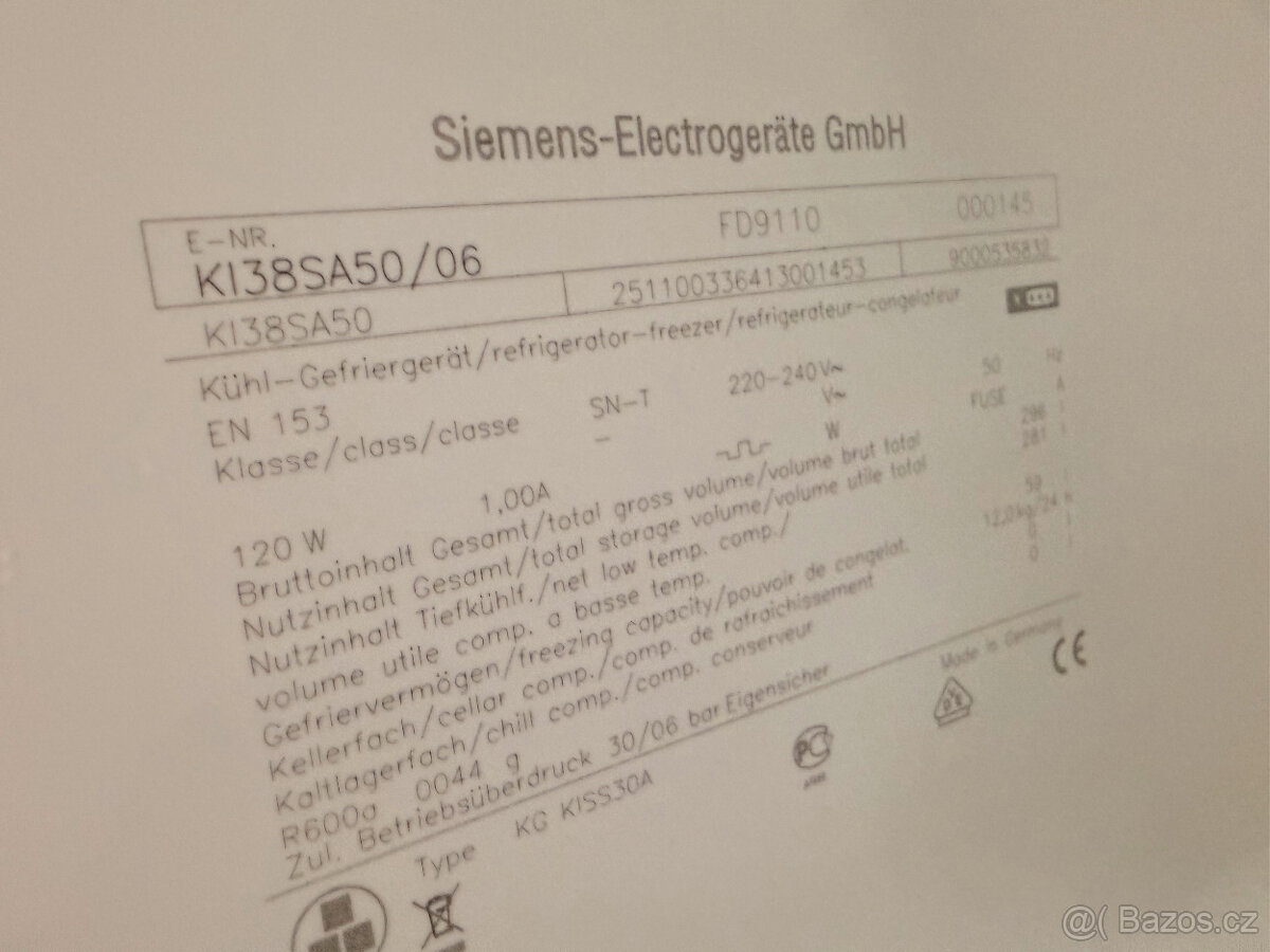 4x vestavná lednice s mrazákem - 10
