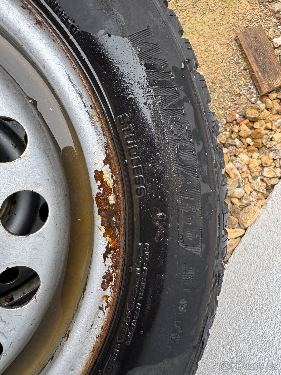 Disky s pneu zimní 185/55 R14 4x100 z VW Lupo - 10