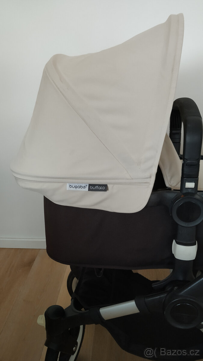 Kočárek Bugaboo Buffalo, béžový (Off White) s příslušenstvím - 10