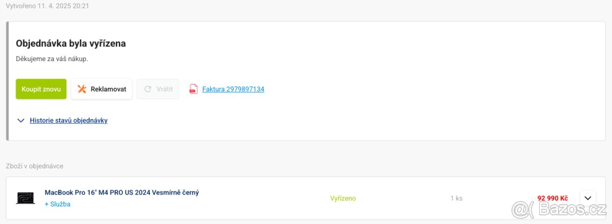 MacBook Pro 16" M4 PRO US 2024 Vesmírně černý - 10