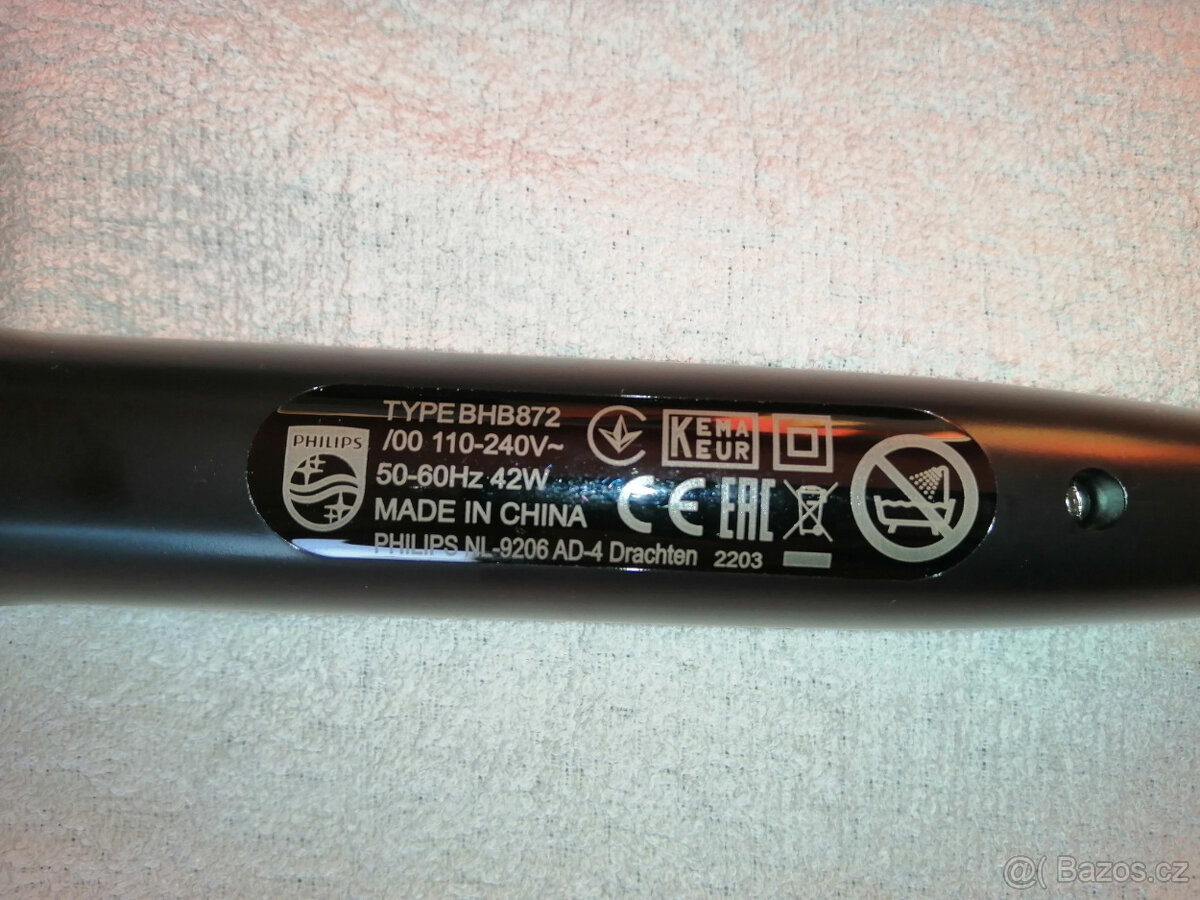 Kulma na vlasy Philips Bhb872 - Záruka, Nová - 10