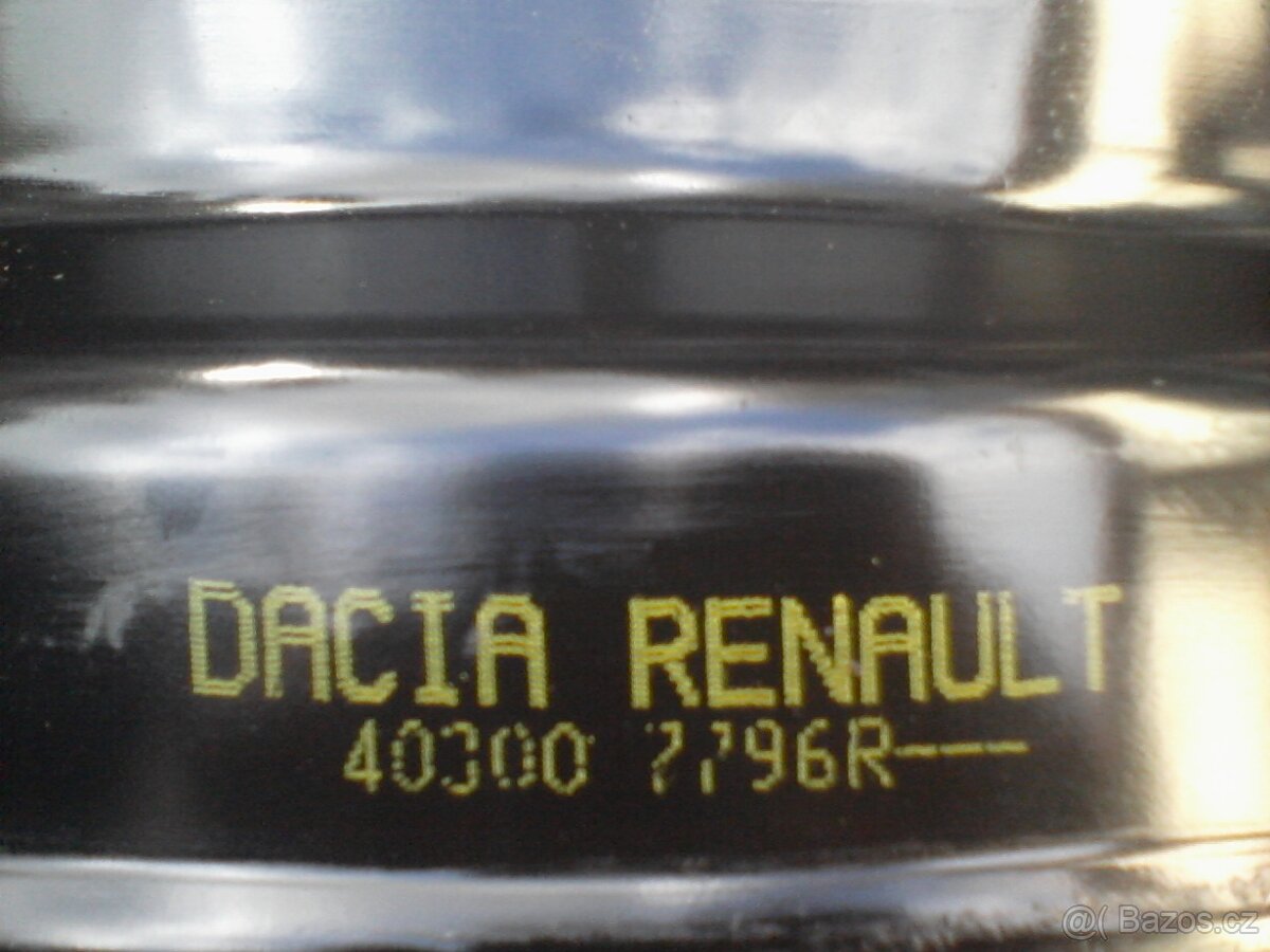 15 plechové disky Dacia Dokker,Logan II,III,Sandero II,III - 10