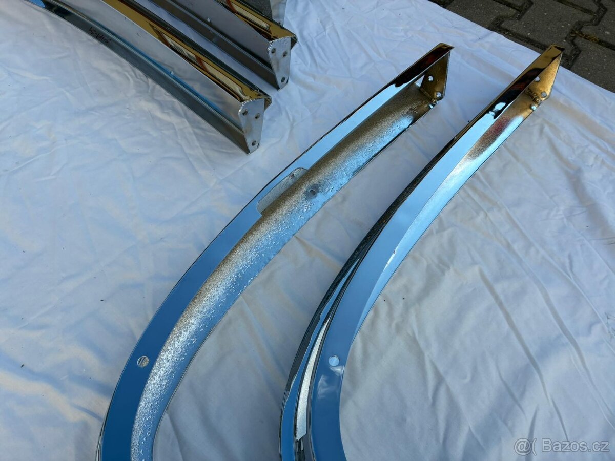 Škoda 100, 110R, 120 - přední nárazník nový chrom - 10