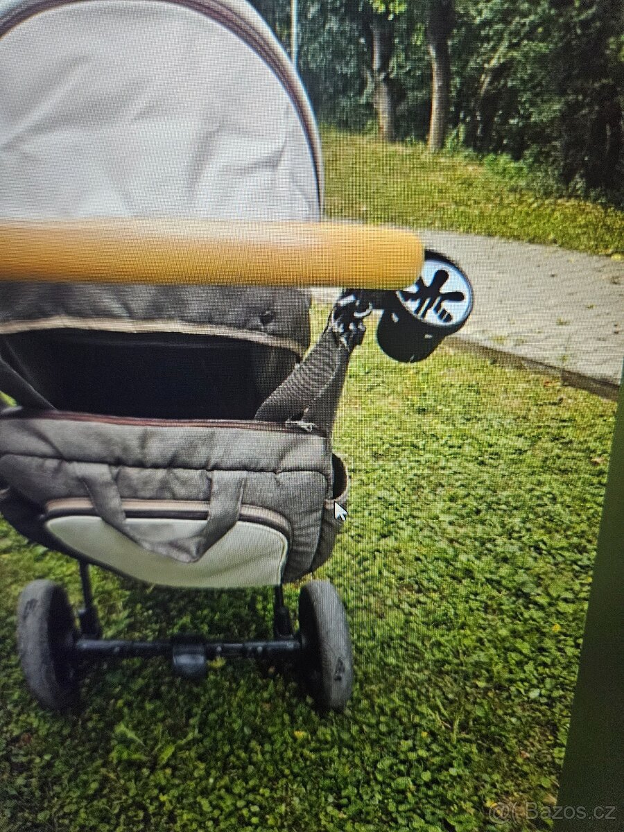 Dětský sportovní kočárek Tudere pláštěnka 2 tašky - 10
