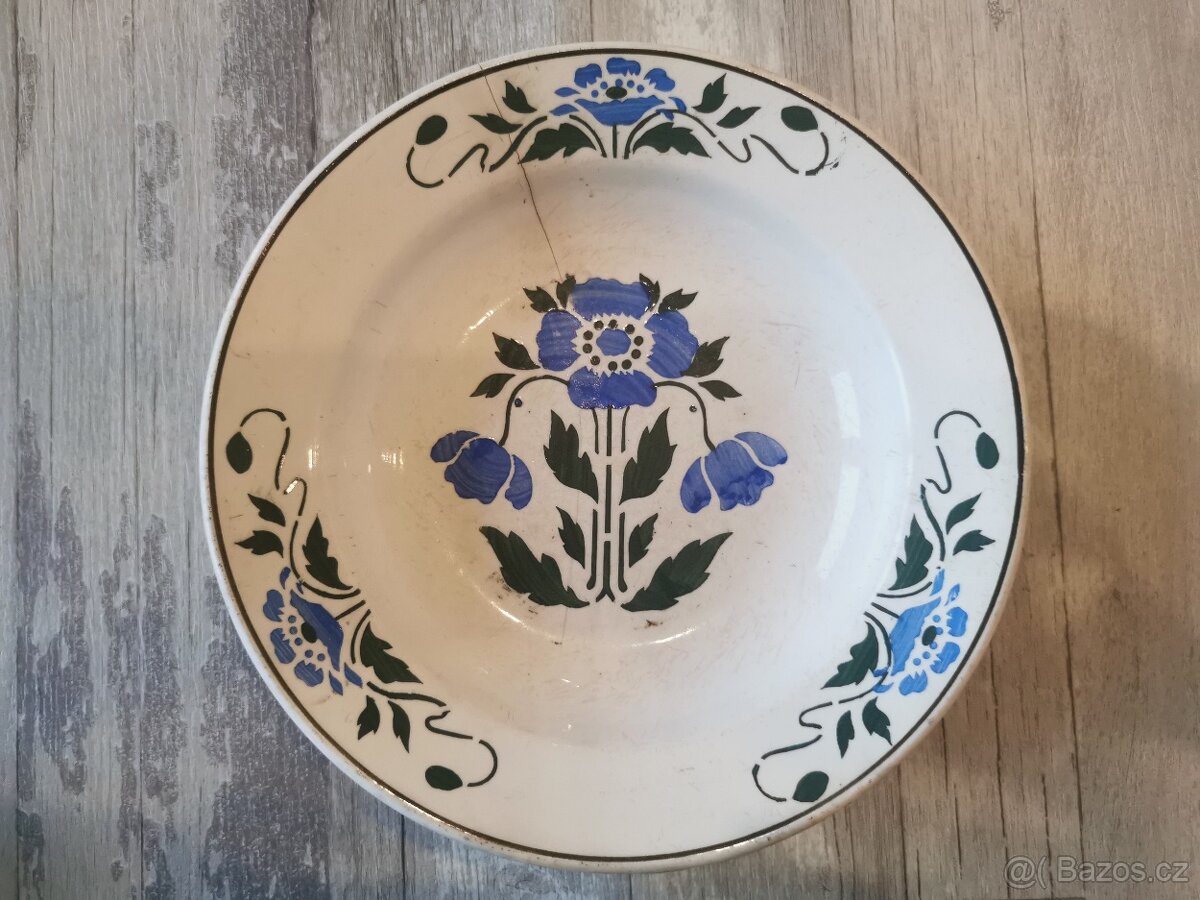 Predám staré závesné taniere - 10