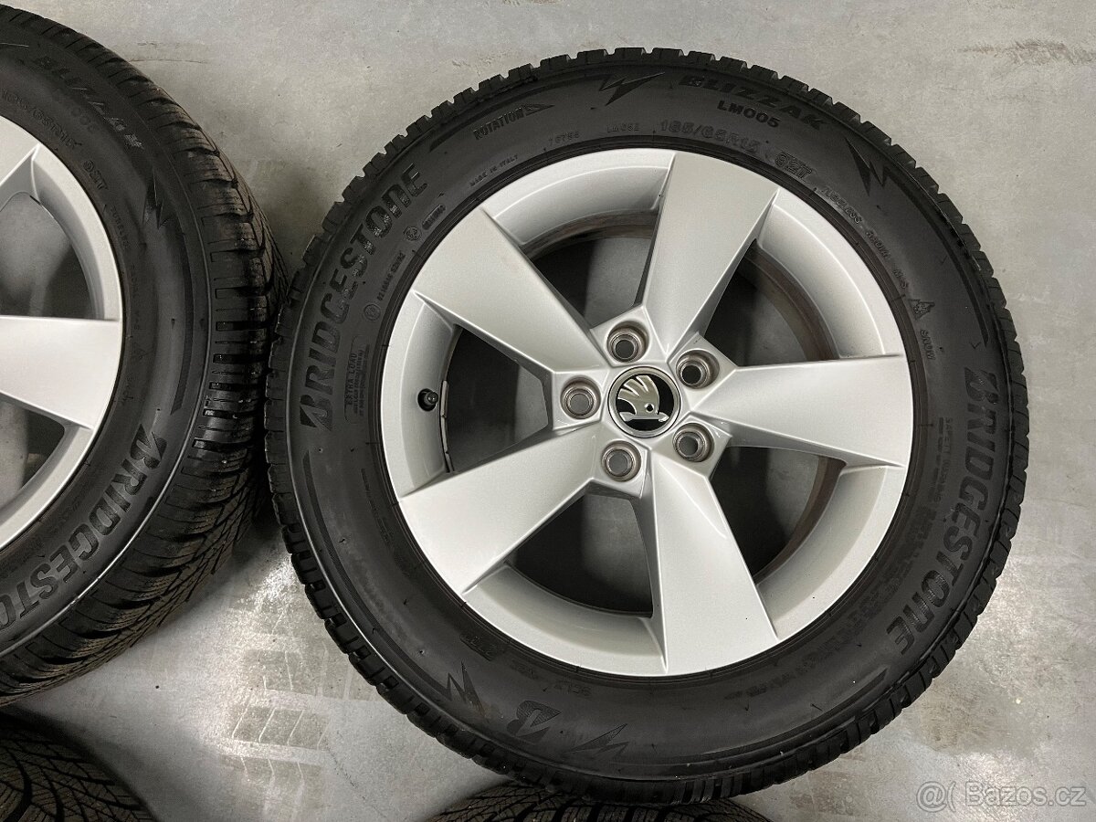 Fabia IV sada kompletních zimních kol,,HADAR’’15’’185/65R15 - 10