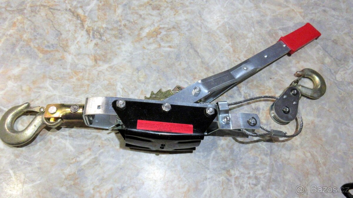 Lanový kladkostroj vyprošťovací 2T a 4T Marpol 2,5m kabel - 10