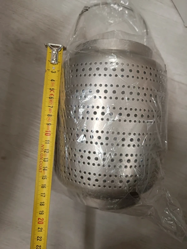 Kovová ručně tepaná lampa Tchibo - nová - 10