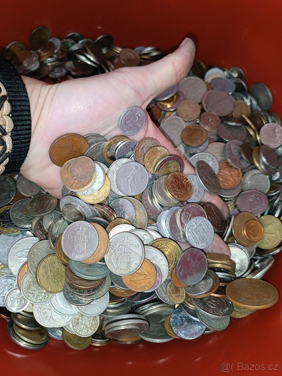 Staré mince Evropa i Exotika 5kg - 10