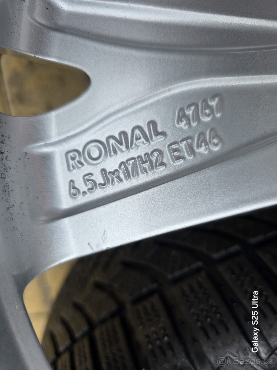 Alu kola zimní sada 5x112 17" Škoda Octavia 4 - 10