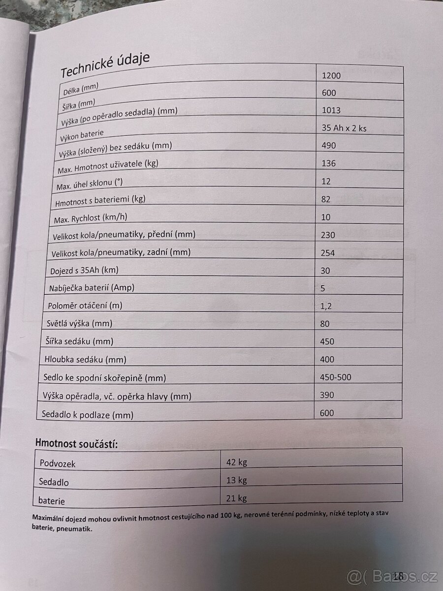 Elektrický vozík - skútr R300S - 10