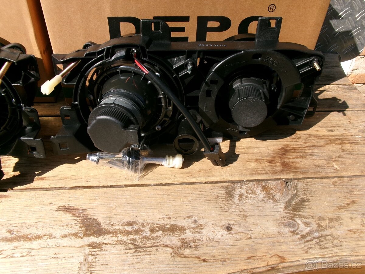 BMW E -32 , E 34 - Přední světla kouřová - 10