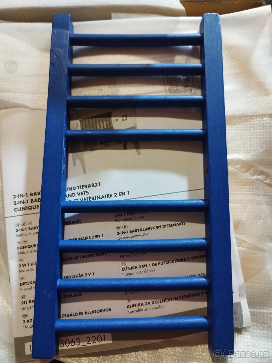 Dřevěná dětská klinika pro zvířátka 2 v 1 dětský lékař - 10