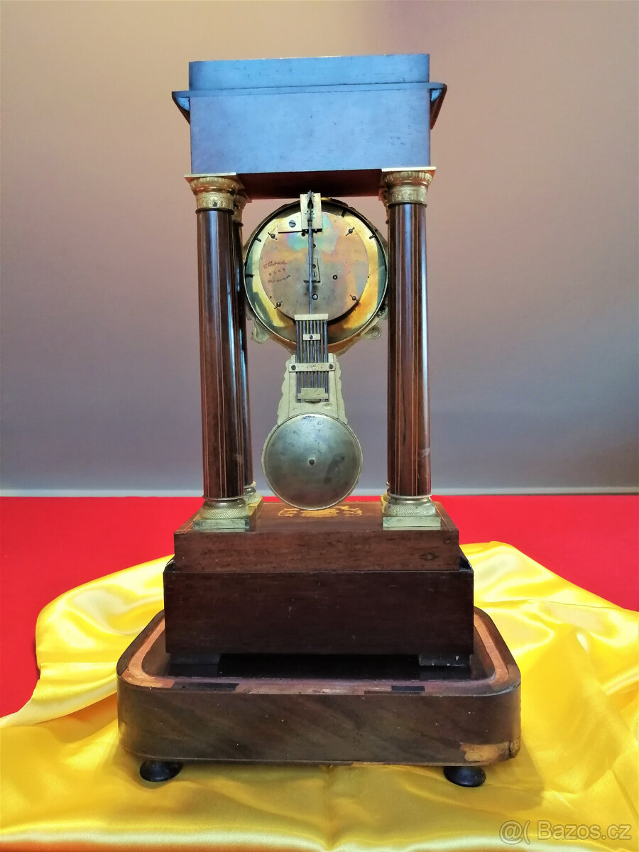 Starožitné sloupkové hodiny, 1889 - 10
