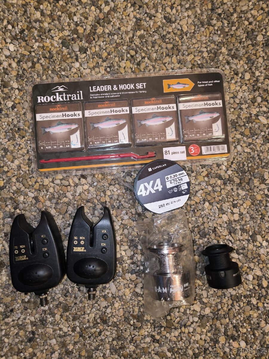 Kompletní rybářská sada pruty, podběrač a příslušenství - 10