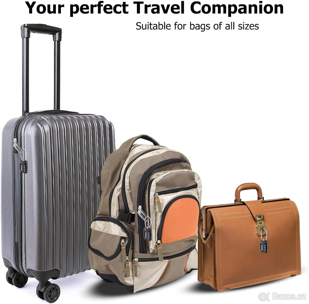 TSA visací cestovní zámek na kufry - 10