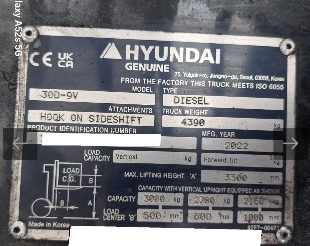 VZV HYUNDAI 30D-9V - 10