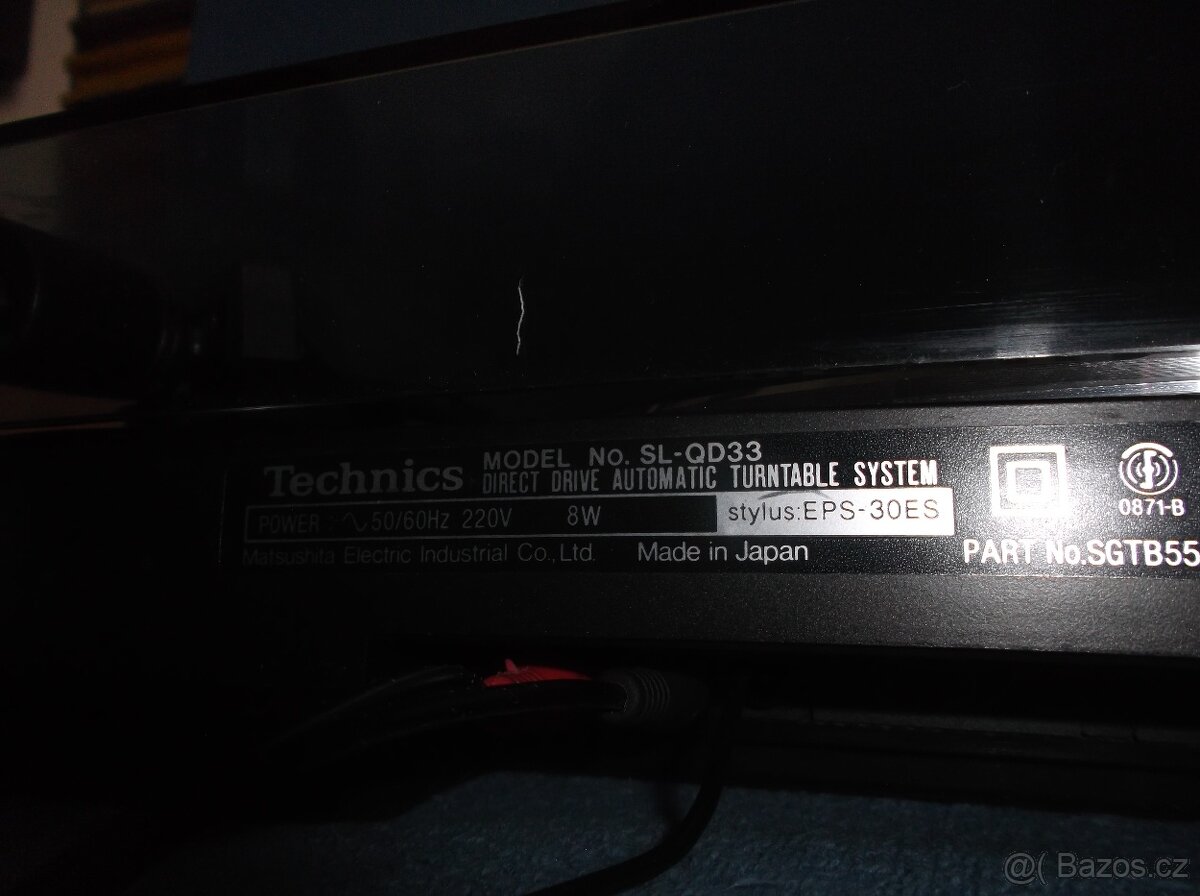 Gramofon TECHNICS SL-QD33 - 10