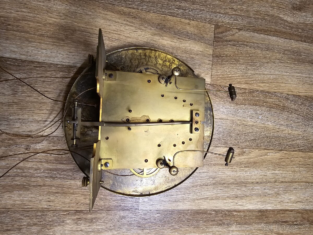 VÍDEŇSKÉ BAROKO,3ZÁVAŽOVÉ PODLAHOVÉ HODINY - 10