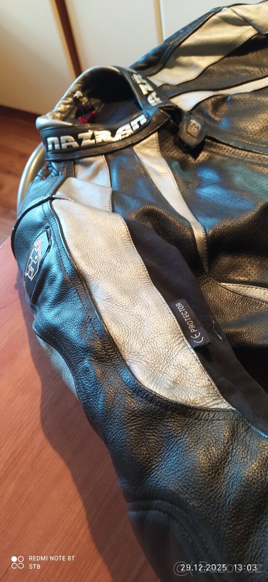 Dámská moto kožená bunda - 10