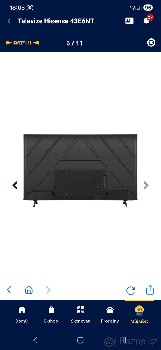 Televize Hisense 43E6NT nová v záruce - 10
