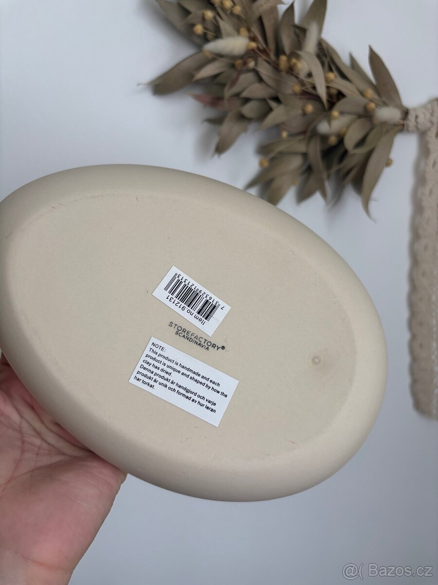 Keramický svícen Lidatorp Beige - 10