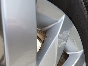 Alu kola vw 5x112 r16 6,5j et41zimni pneu 215/60/16 - 10