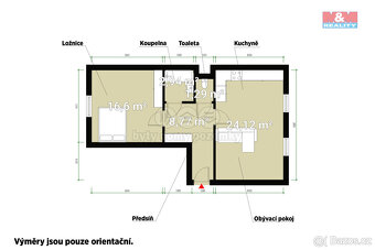 Prodej bytu 2+1, 54 m², Nýřany, ul. Na Sklárně - 10